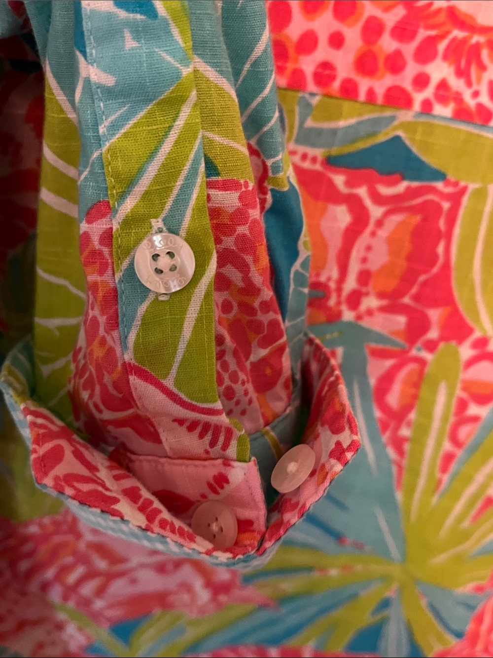 Lily Pulitzer Lovers Coral blouse - Picture 5 of 9